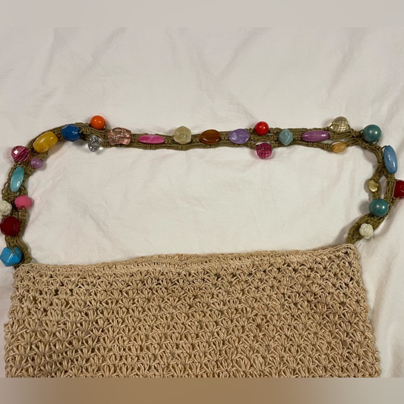Cappelli Straworld Crochet Bag with Beaded Strap - Picture 4 of 9